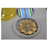 Joint Service Achievement Award Medal Set in Display Case