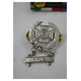 Military Pins, Medals, Ribbons, and Rank Insignia Lot