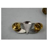 Military Pins, Medals, Ribbons, and Rank Insignia Lot