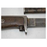 WWI British Bayonet with Scabbard, Serial 84064