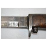 WWI British Bayonet with Scabbard, Serial 84064