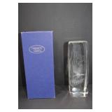 Trendy Crystal God Bless America Engraved Crystal Sculpture 7 Inch