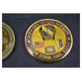 Lot of 6 Modern U.S. Army & UN Military Challenge Coins