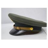 US Army Officer Service Cap by Bancroft Pak Cap Vietnam Era