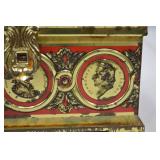 Vintage Patriotic Lithographed Tin Box with US Founders Motif