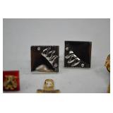 Mixed Club Pins and Cufflinks Lot - Lions Club, 100 Attendance, Masonic