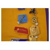 Lions Club International Award Vest w/ Attendance Pins & Ione, Oregon Badge