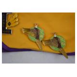 Lions Club International Award Vest w/ Attendance Pins & Ione, Oregon Badge