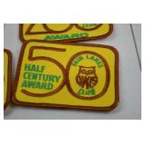 Fair Lanes Bowling Patches and 164th Infantry Reunion Buttons Lot