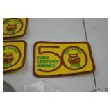 Fair Lanes Bowling Patches and 164th Infantry Reunion Buttons Lot