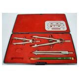 Dietzgen Star 1288-3 Drafting Compass Set in Case