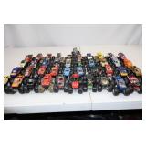 Large Collection of Monster Jam Die-Cast Toy Monster Trucks
