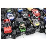 Large Collection of Monster Jam Die-Cast Toy Monster Trucks