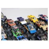Large Collection of Monster Jam Die-Cast Toy Monster Trucks
