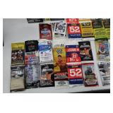 Sports and Wrestling Trading Card Lot - Open Packs with Cards Inside