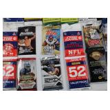 Sports and Wrestling Trading Card Lot - Open Packs with Cards Inside