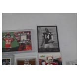 Football Jersey & Memorabilia Card Lot - Relics, Rookies & Inserts