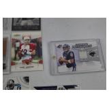 Football Jersey & Memorabilia Card Lot - Relics, Rookies & Inserts