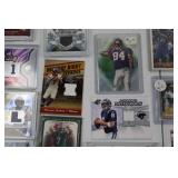 Football Jersey & Memorabilia Card Lot - Relics, Rookies & Inserts
