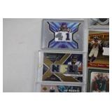Football Jersey & Memorabilia Card Lot - Relics, Rookies & Inserts