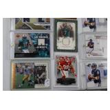 Football Jersey & Memorabilia Card Lot - Relics, Rookies & Inserts