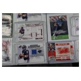 Football Jersey & Memorabilia Card Lot - Relics, Rookies & Inserts