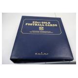 Danbury Mint 22kt Gold NFL Football Card Collection in Album