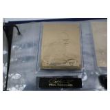Danbury Mint 22kt Gold NFL Football Card Collection in Album