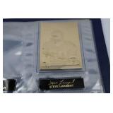 Danbury Mint 22kt Gold NFL Football Card Collection in Album