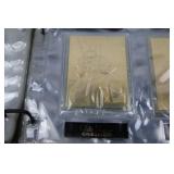 Danbury Mint 22kt Gold NFL Football Card Collection in Album