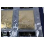 Danbury Mint 22kt Gold NFL Football Card Collection in Album