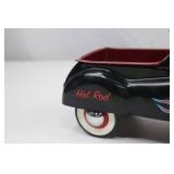 Tin Hot Rod Pedal Car Toy with Flame Graphics