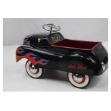 Tin Hot Rod Pedal Car Toy with Flame Graphics