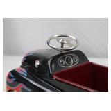 Tin Hot Rod Pedal Car Toy with Flame Graphics