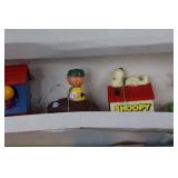 Snoopy Train Set Vintage Battery Operated Peanuts Complete in Box