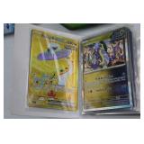 Large Pokemon Trading Card Lot with Tins and Binder Holos