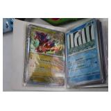 Large Pokemon Trading Card Lot with Tins and Binder Holos