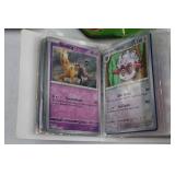 Large Pokemon Trading Card Lot with Tins and Binder Holos
