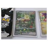 Pokemon Collectibles Lot: 4 Glasses, Cap, Cards, Sticker Book