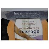 Hot Stone Massage and Aromatherapy Massage Book & Kit