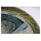 Antique Satin Turkish Blend Cigarettes Advertising Tin Tray