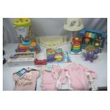 Large Baby and Toddler Essentials Bundle: Toys, Clothes, and Accessories