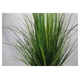 Tall Faux Grass Plant in Gray Planter - 47 Inch