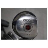 Nike, Zevo, and ProKennex Golf Club Set with BagBoy Cart and Top-Flite Putter