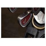 Nike, Zevo, and ProKennex Golf Club Set with BagBoy Cart and Top-Flite Putter