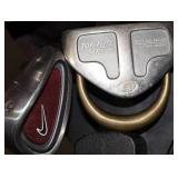 Nike, Zevo, and ProKennex Golf Club Set with BagBoy Cart and Top-Flite Putter