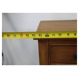 Wooden Side Table with Drawer and Lower Shelf