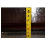 Wooden Bench with Dark Finish, 17" x 42 Inches