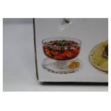 Blue Harbor 6-in-1 Glass Cake Stand with Dome Lid