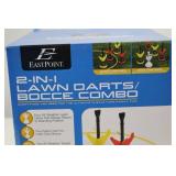 EastPoint 2-in-1 Lawn Darts and Bocce Combo Set